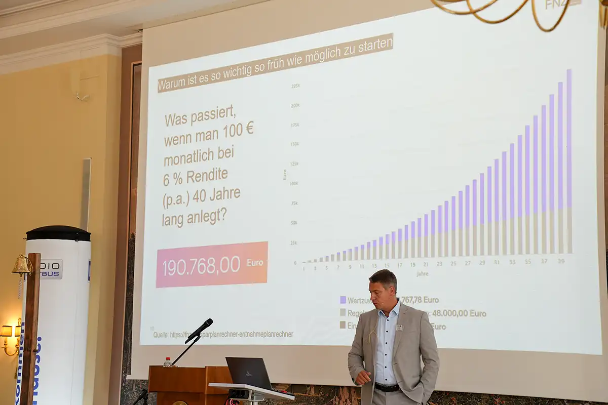 Persönlicher Austausch unter Investoren